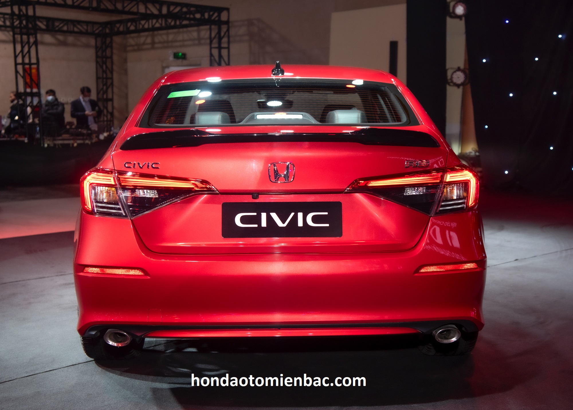  honda civic RS 2023 đuôi xe cá tính thể thao hiện đại