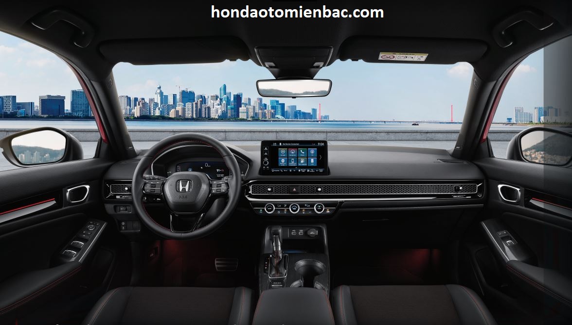 khoang lái hiện của xe honda CIVIC 2023