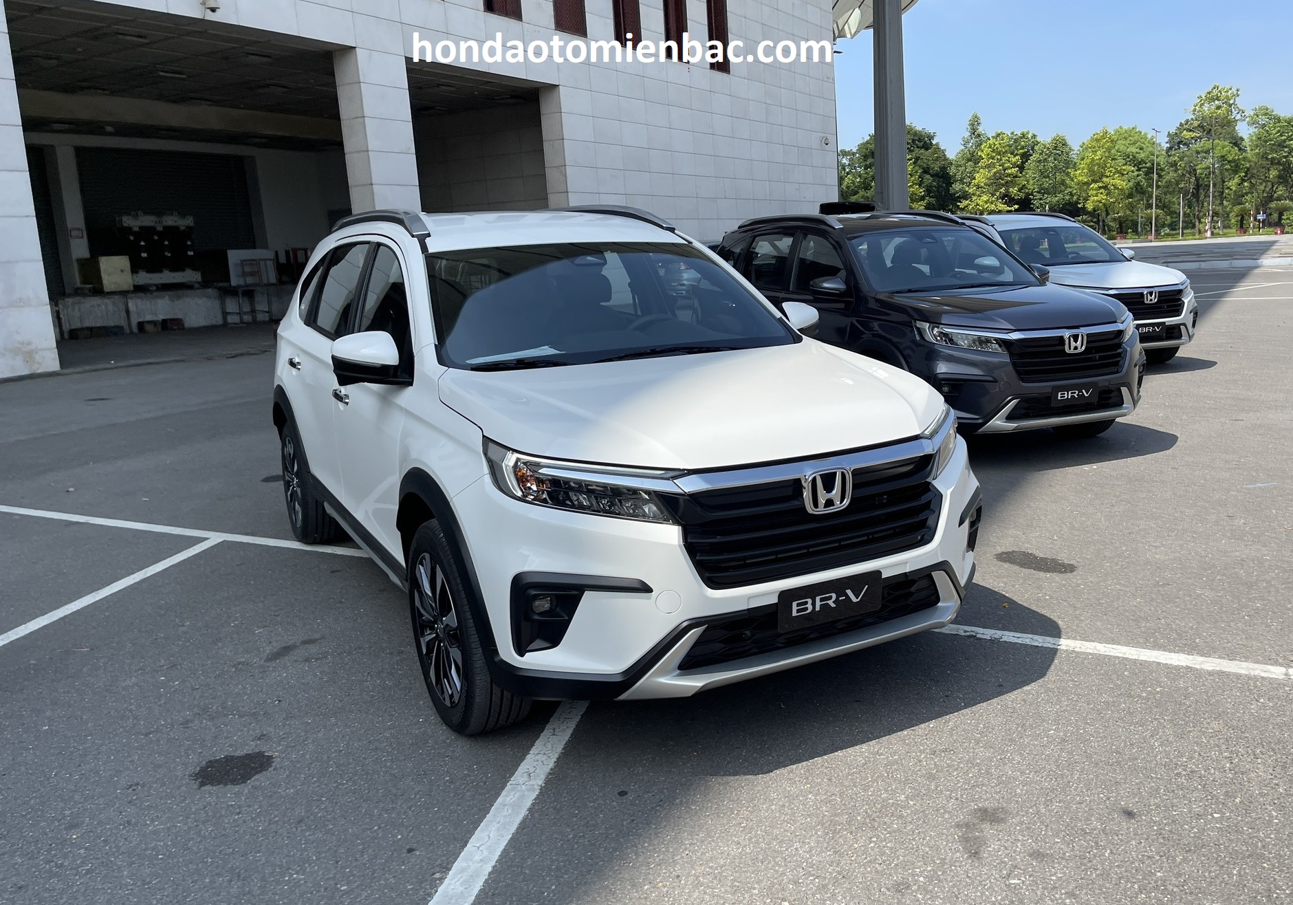 ảnh Honda Brv 2023 màu trắng 3