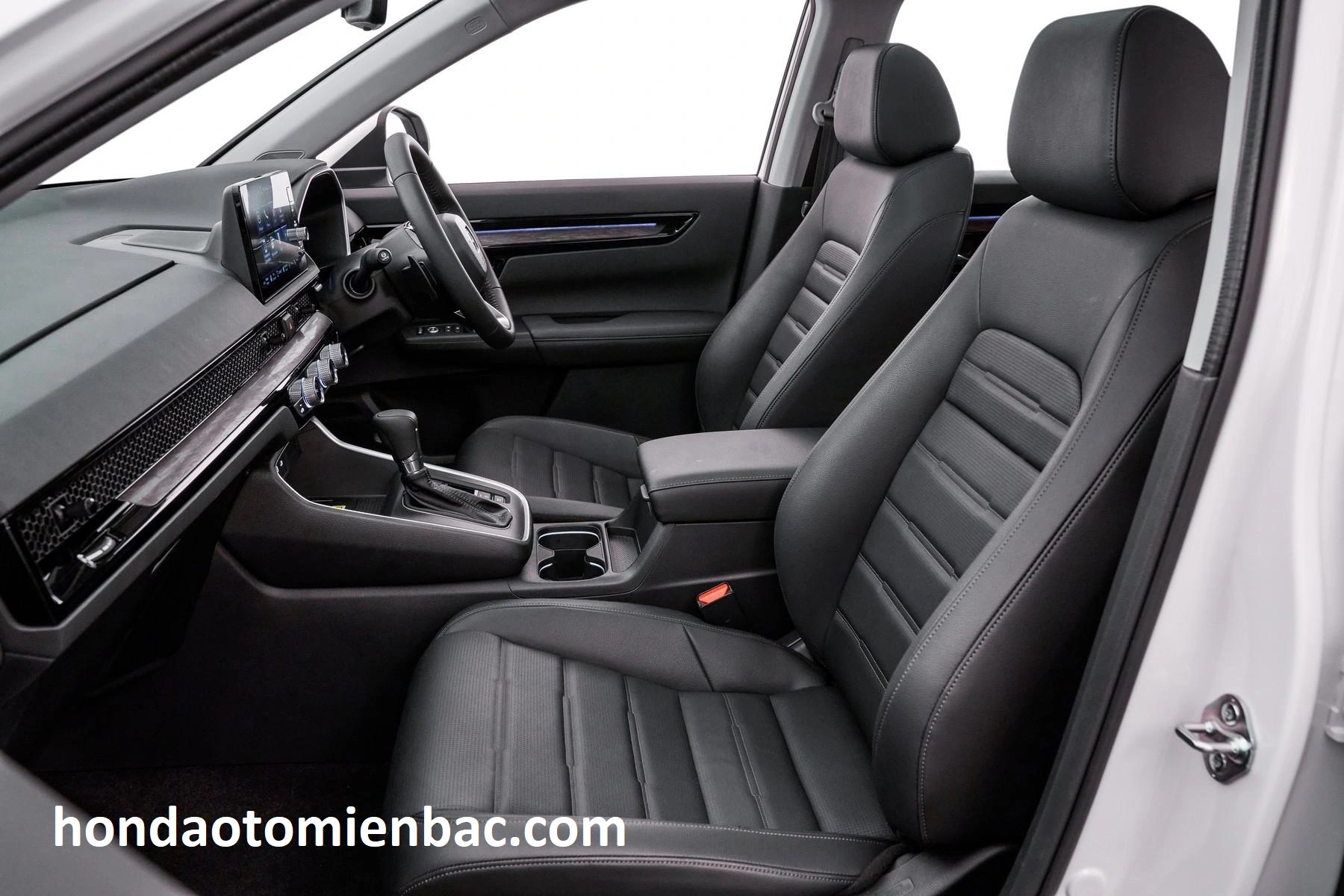 honda crv 2023 nội thất hàng ghế trước
