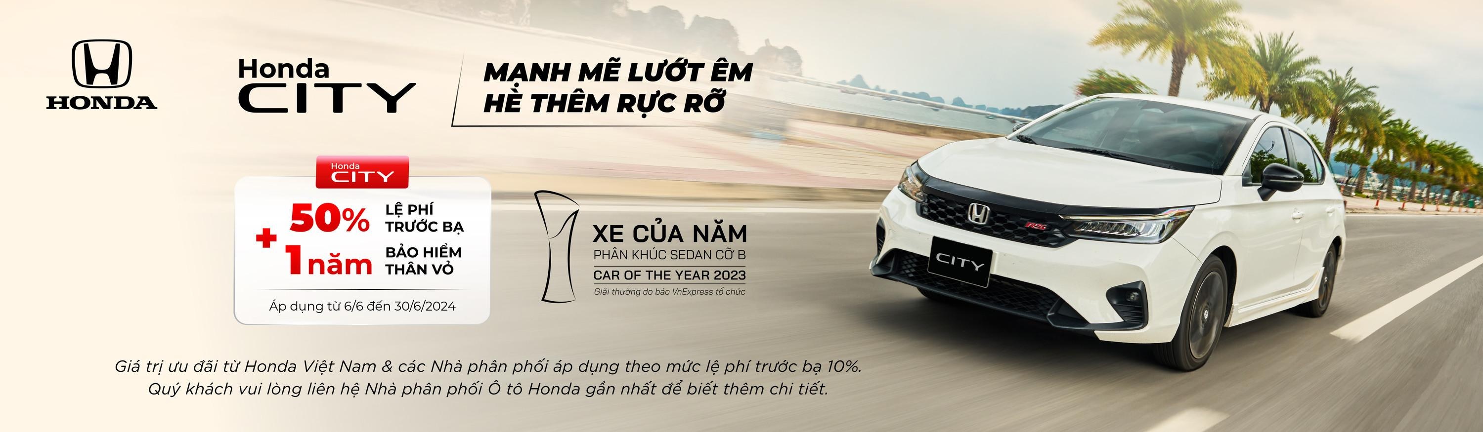 honda city 2023 lan banh tai viet nam
