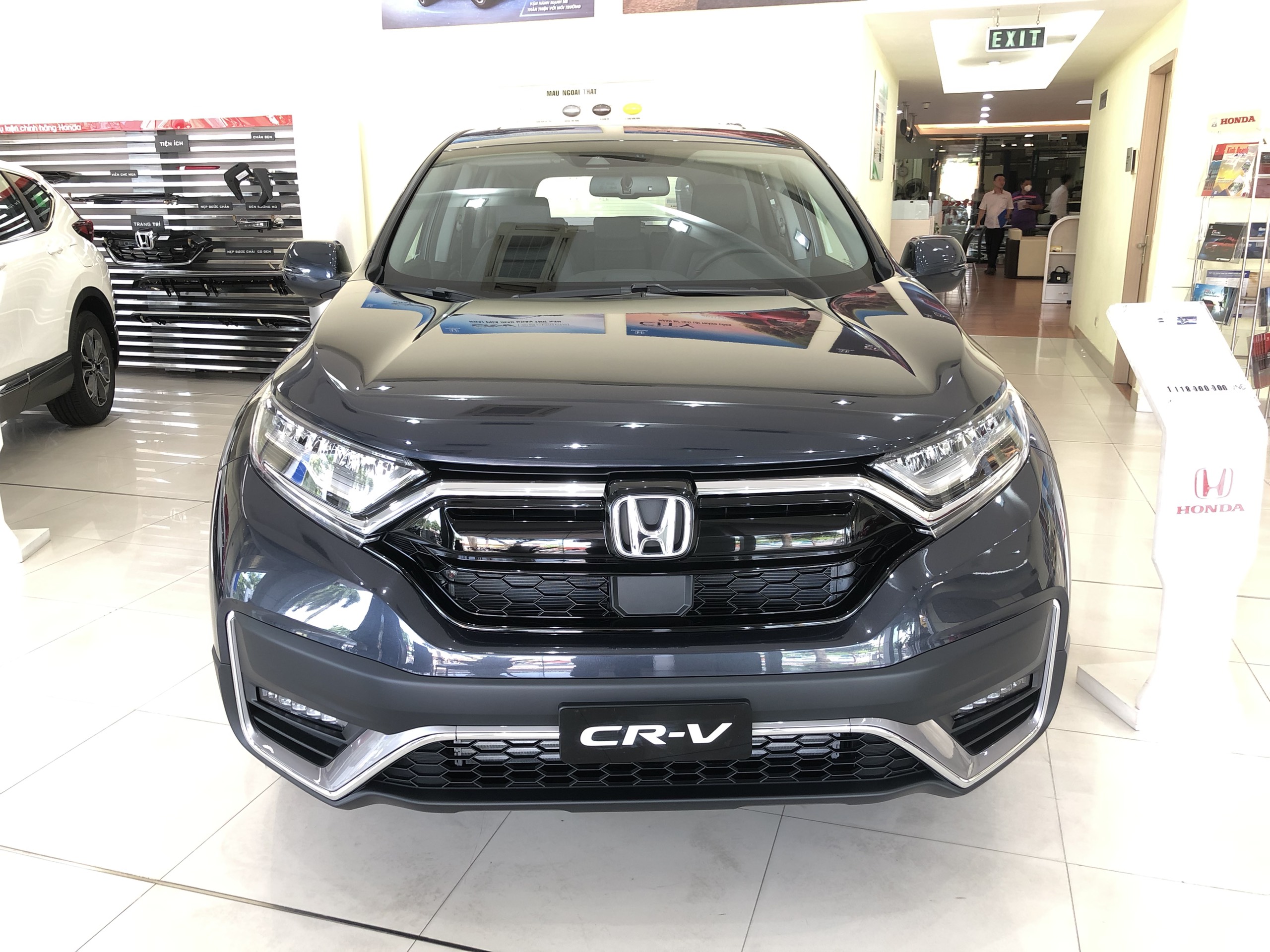 Honda crv xanh anh thuc te