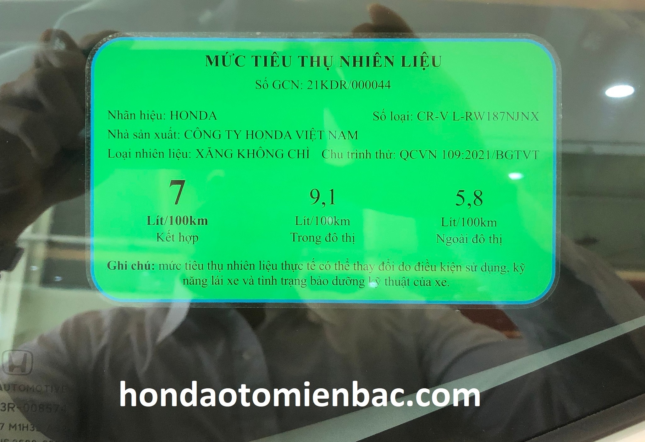 Mức tiêu thụ nhiên liệu honda crv 2023