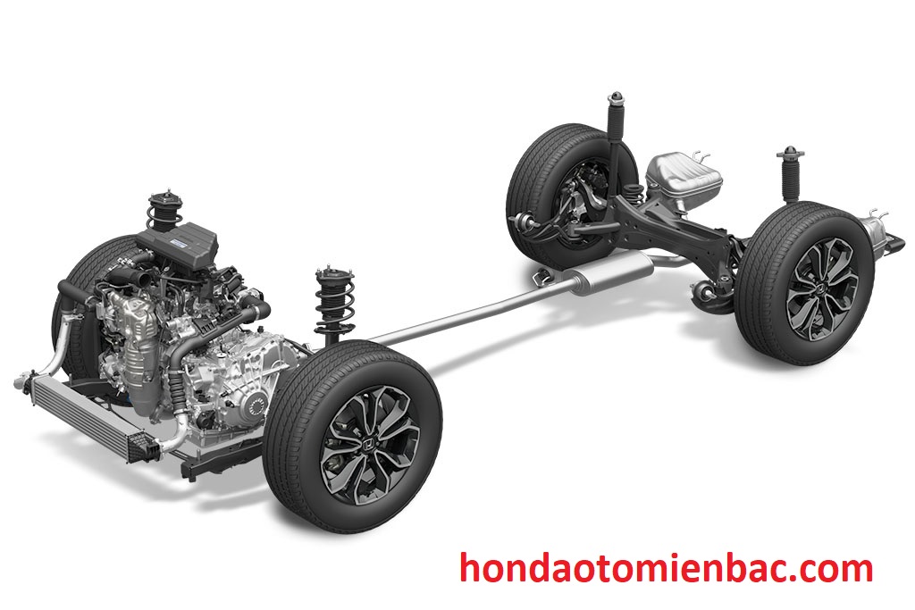 khung gầm honda crv 2023
